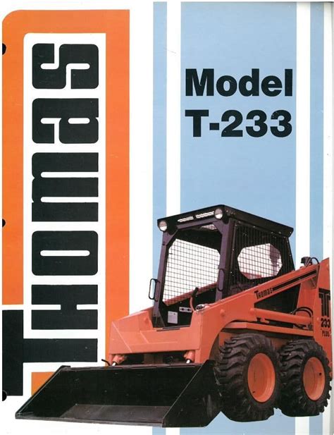 thomas 233 skid steer specs|thomas t233 engine specs.